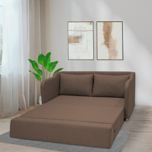 Sofá Cama Aconchego 1,80 - Marrom 