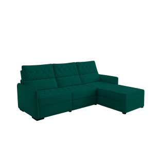 Sofá 03 Lugares Conforto Plus - Verde