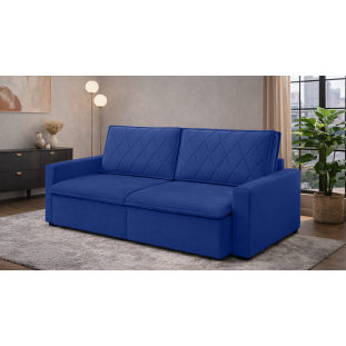 Sofá Cama Caixa Zero Florença 2,35m - Azul