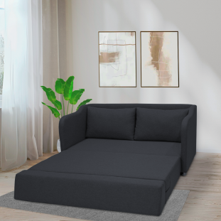 Sofá Cama Aconchego 1,80 - Preto 