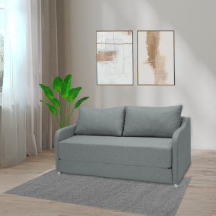 Sofá Cama Aconchego 1,80 - Cinza