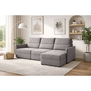 Sofá 03 Lugares Conforto Plus - Avelã