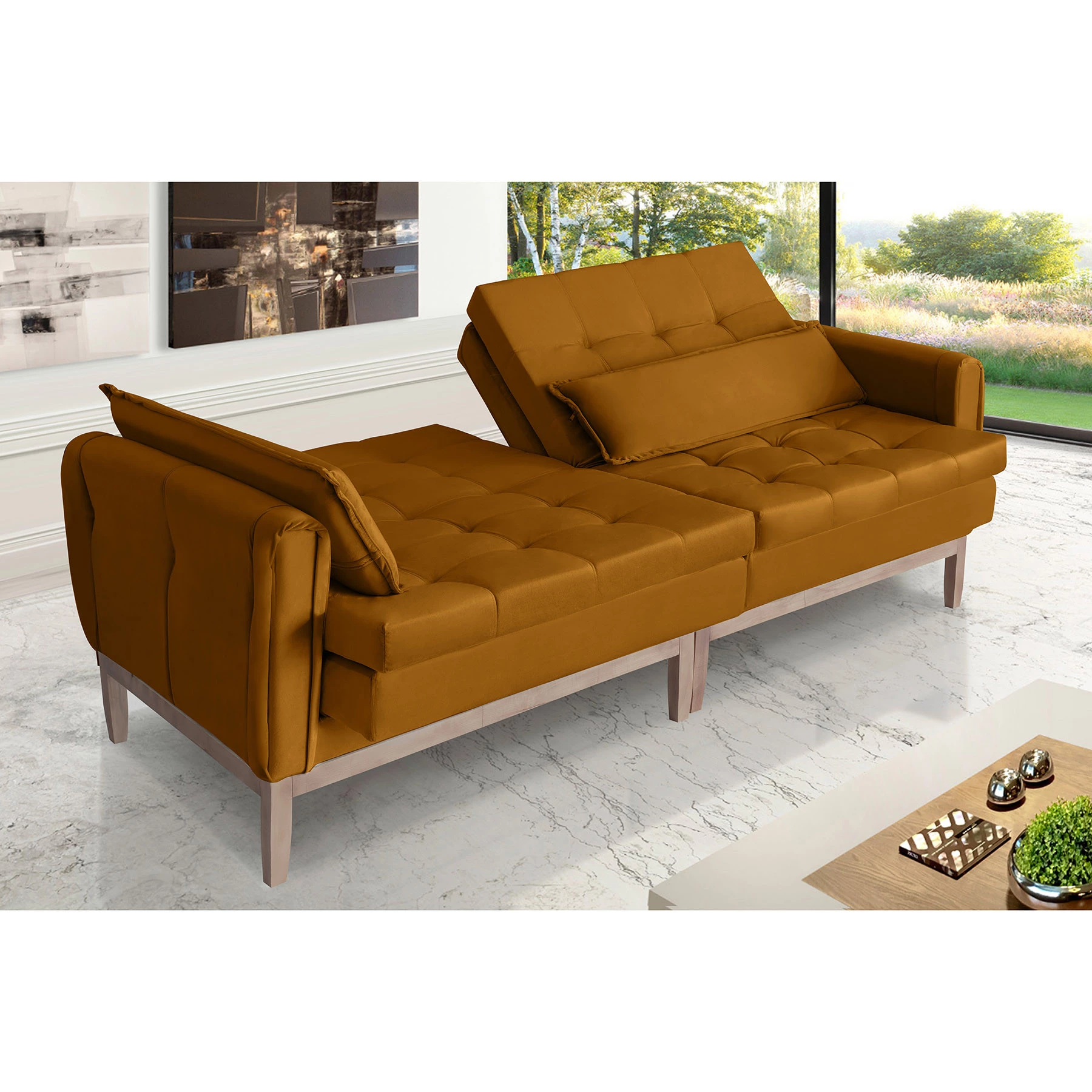 Sofá Cama Rivieira 2,30m - Terra
