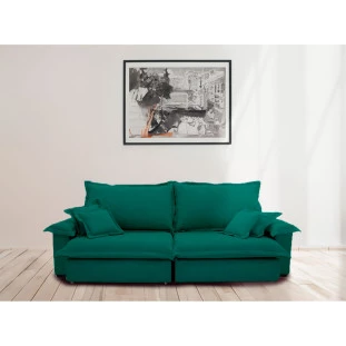 Sofá Paris 2,60m Retrátil e Reclinável Super Pillow 