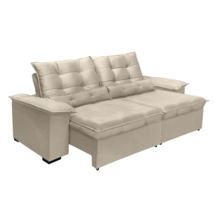 Sofá Retrátil e Reclinável Aspen 2,00m - Bege