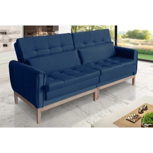 Sofá Cama Rivieira 2,50m - Azul