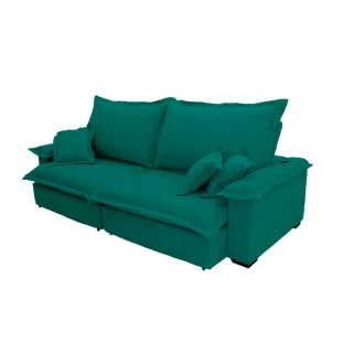 Sofá Paris 2,60m Retrátil e Reclinável Super Pillow 