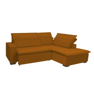Sofá Istambul 2,60x1,90m Retrátil e Reclinável com Chaise - Terra