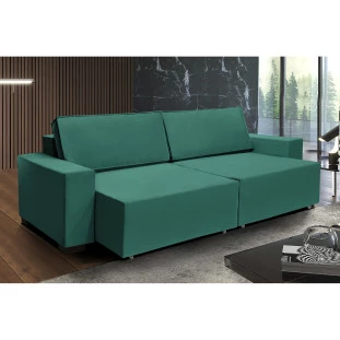 Sofá Dallas 3,10m Retrátil - Verde
