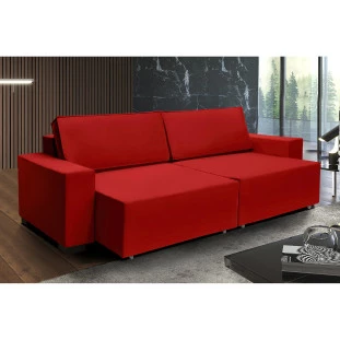 Sofá Dallas 2,00m Retrátil - Vermelho