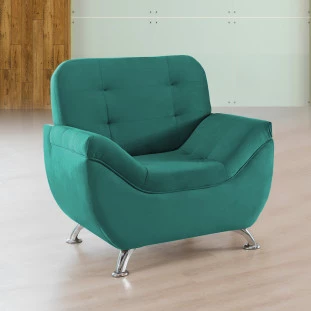 Poltrona Imperium 1,07m em Veludo Soft - Verde