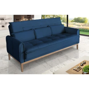 Sofá Cama Rivieira 1,50m - Azul